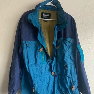 Vintage Marker Colorblocked Raincoat